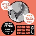 会陰刺激で驚異的な振動快感でメスイキ（ドライオーガズム）：完全防水 DEEP DRY ORGASM ROTOR[ディープドライオーガズムローター]